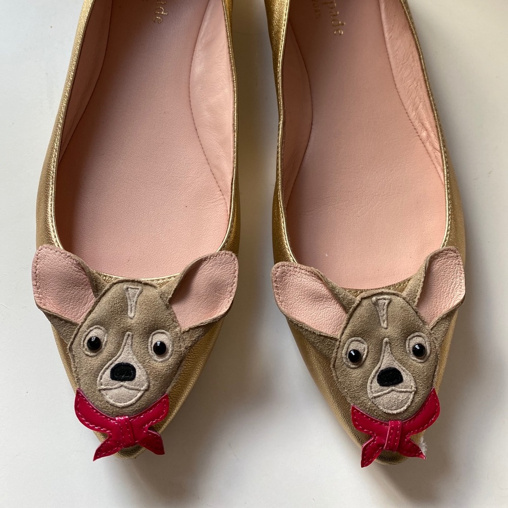 Kate Spade Doggie Flats size 7M